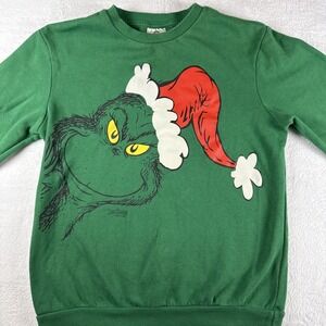 The Grinch Christmas Grinch Green Women's Small Pullover Sweatshirt